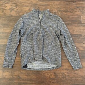 Lululemon Surge 1/2 Zip Pullover Mens XL Heathered Gray M3BJ8S Lightweight